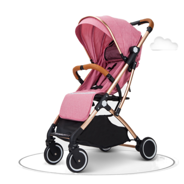 CE Certified Luxury Foldable Aluminum Baby Stroller Lightweight Airplane Stroller Best Sellers Baby Pram Easy Fold Baby Stroller - Image 3