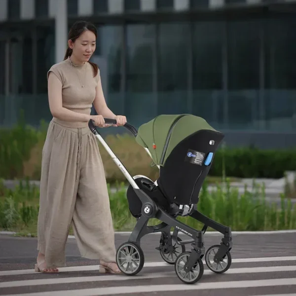 4-in-1 multifunctional newborn stroller Lightweight foldable car seat Two-way high-view baby stroller Infant Carrier - Image 5