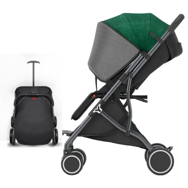 Factory Customized High Quality Compact Folding Baby Stroller Pushchair Travel Pocket Foldable Lightweight Baby Stroller - Image 2